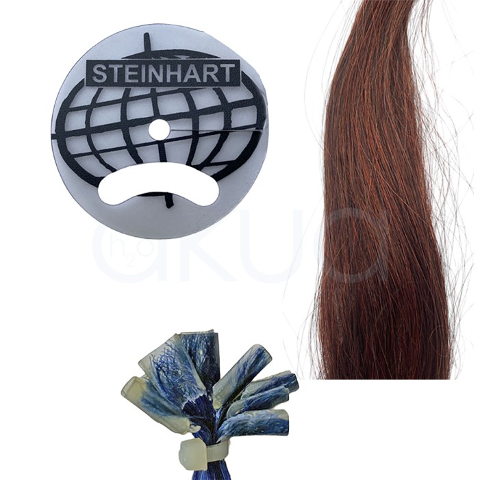Extensiones Keratina 133 Pelo natural liso 50cm Steinhart 10Ud Outlet
