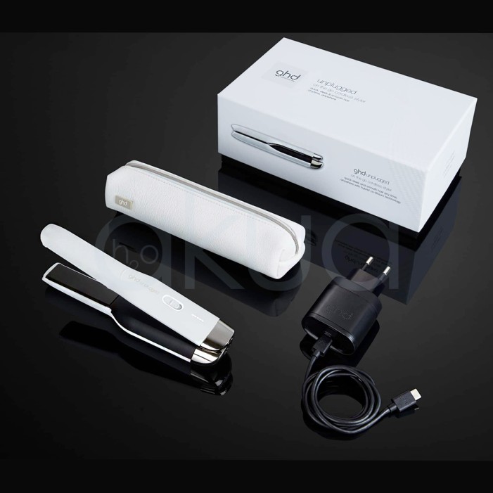 Plancha de viaje Unplugged White ghd