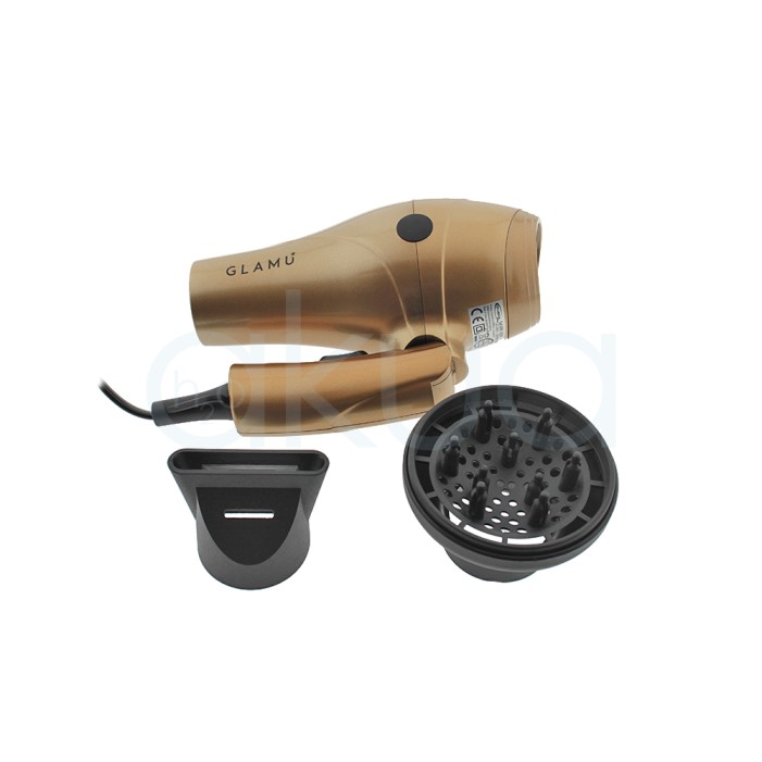 Secador Mini Hair Dryer Tourmaline Glamu Giubra