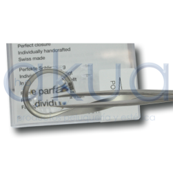 Pinza Depilar Rubis Punta Fina con Lupa