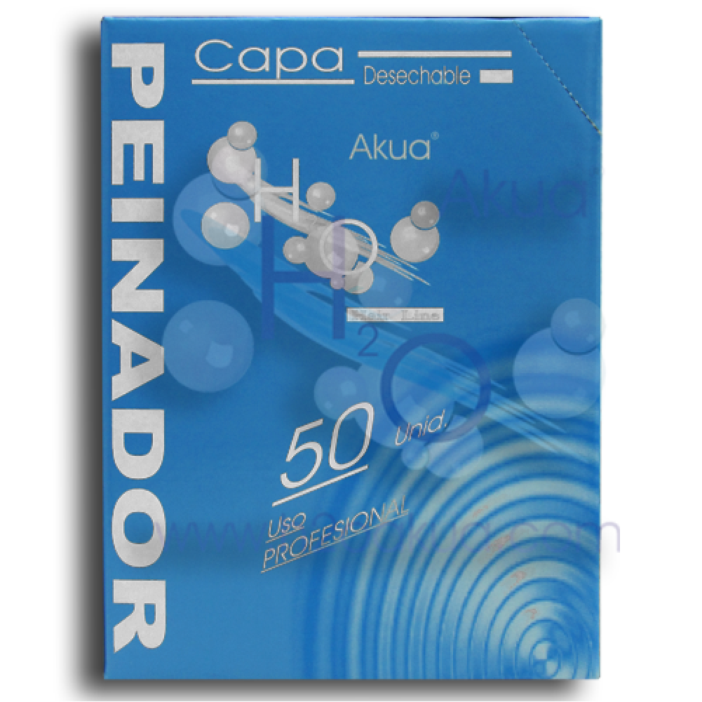 Capas desechables peluquería (Pack 50ud + dispensador)