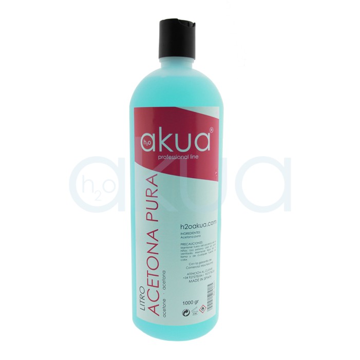 Acetona pura H2oAkua 1000ml