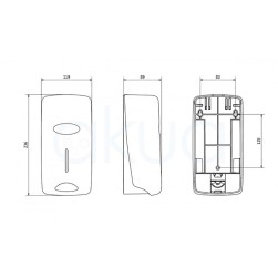 Dispensador de gel H2oakua