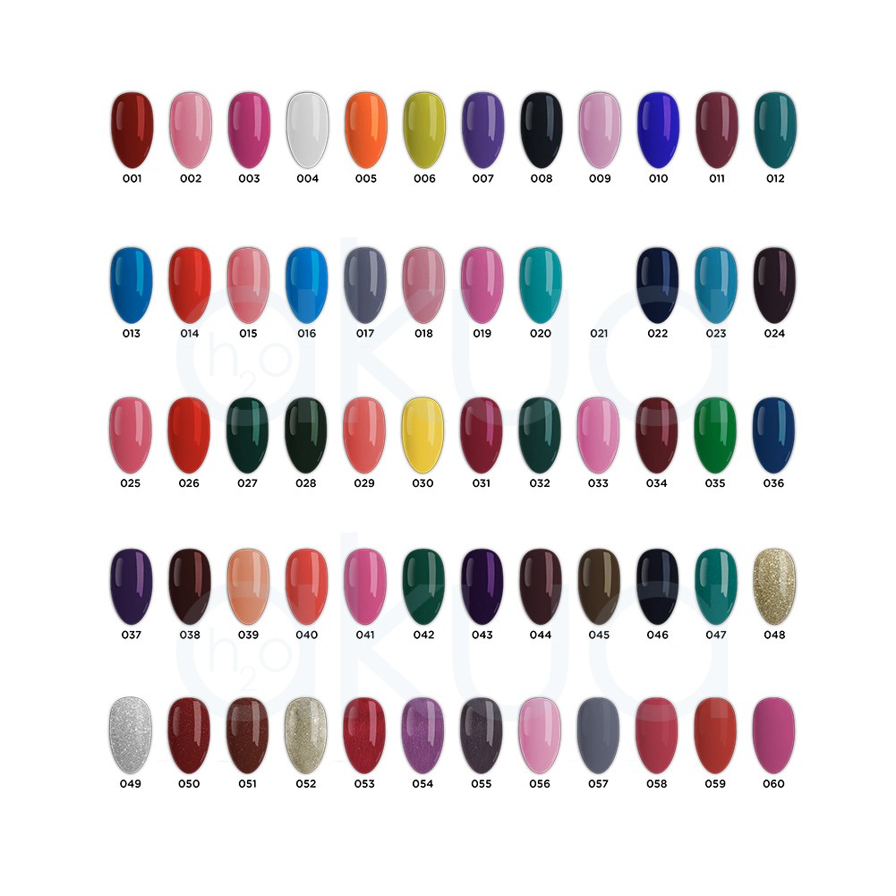 Esmalte Semipermanente Gel Akua Color Brillo 10 ml 