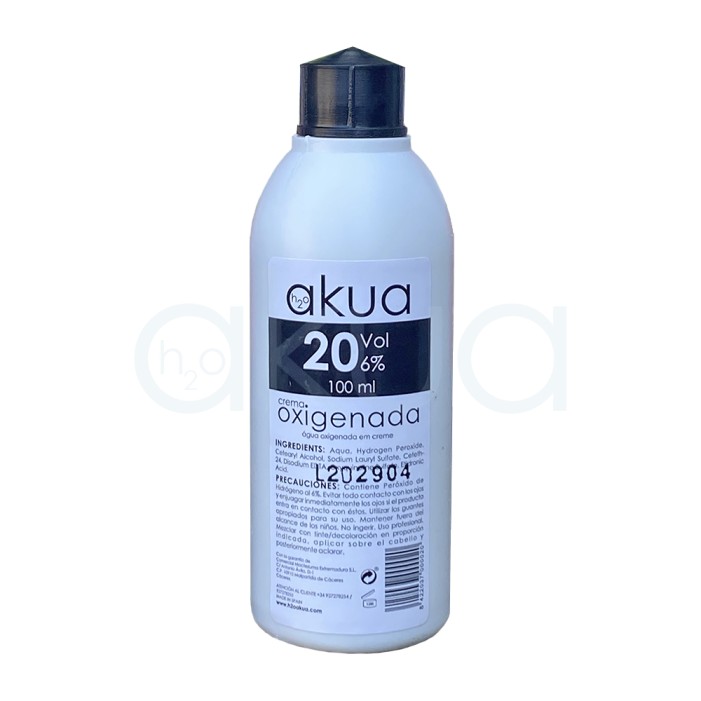 Oxigenada Individual 20 vol. Crema 100 ml H2oAkua