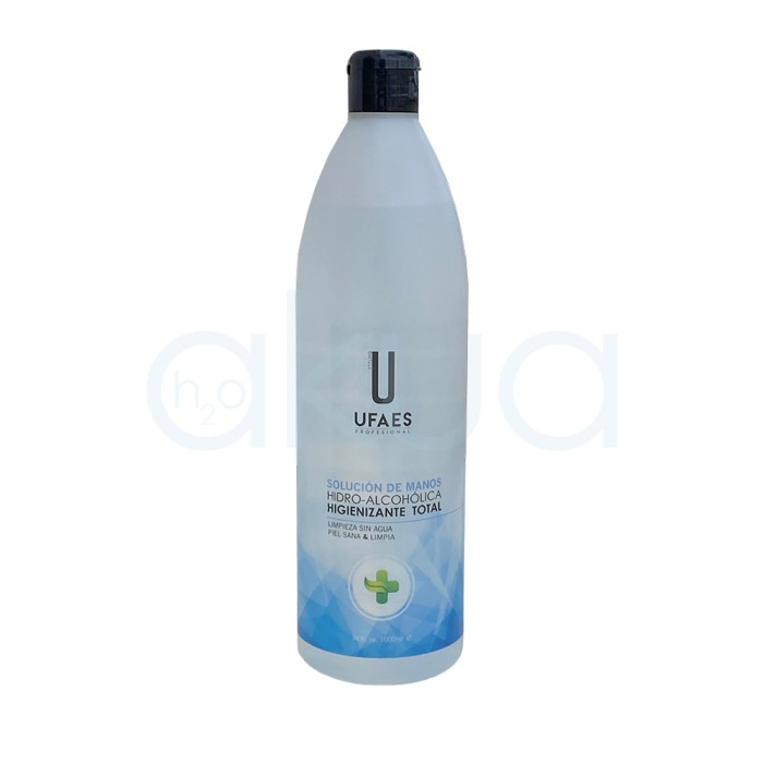 Solucion  Hidroalcohol desinfectante de manos 1000ml H2oAkua Outlet