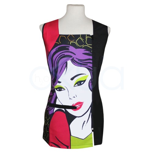 Chaleco Peluqueria / Estetica mujer pelo Morado