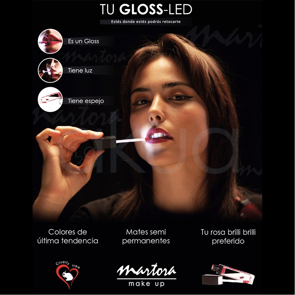 Gloss Led Nude mate Martora