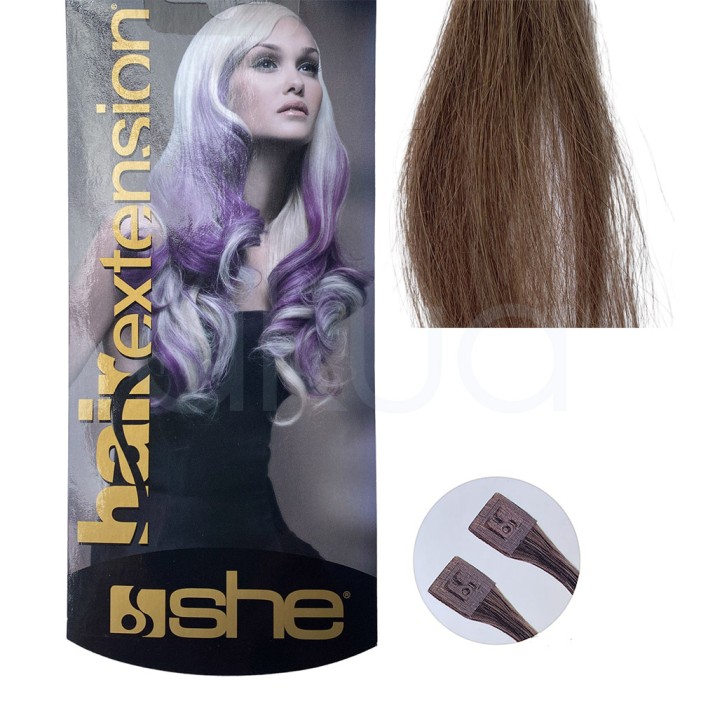 Extensiones Keratina 10 Pelo natural liso 55/60 cm She So.Cap 10Ud Outlet