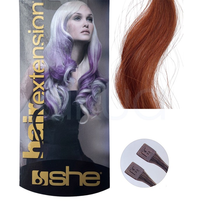 Extensiones Keratina 130 Pelo natural liso 55/60 cm She So.Cap 10Ud Outlet