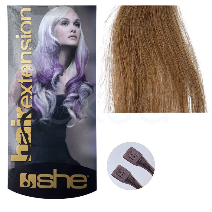 Extensiones Keratina 27 Pelo natural liso 55/60 cm She So.Cap 10Ud Outlet