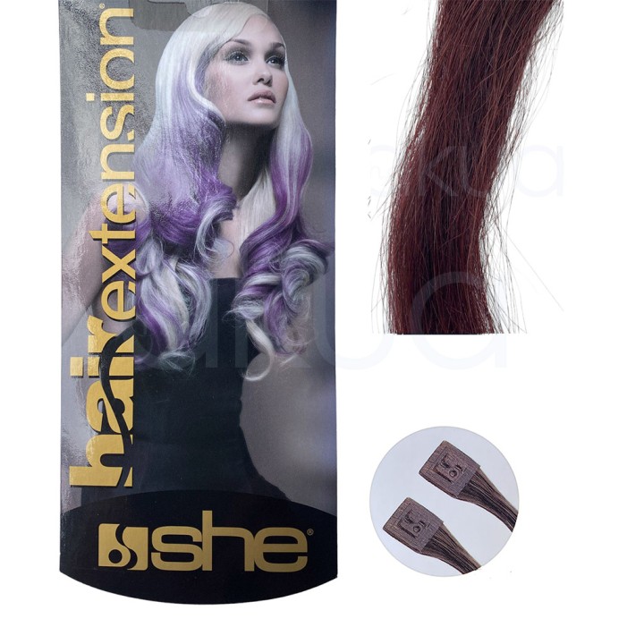 Extensiones Keratina 32 Pelo natural liso 55/60 cm She So.Cap 10Ud Outlet