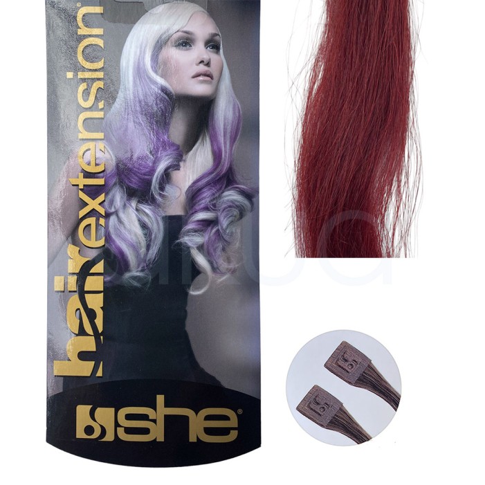 Extensiones Keratina 35 Pelo natural liso 55/60 cm She So.Cap 10Ud Outlet