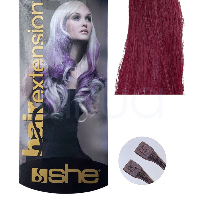 Extensiones Keratina 530 Pelo natural liso 55/60 cm She So.Cap 10Ud Outlet