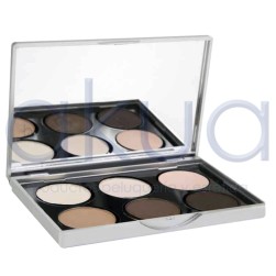 Paleta 6 sombras ojos Colores Nude Stage