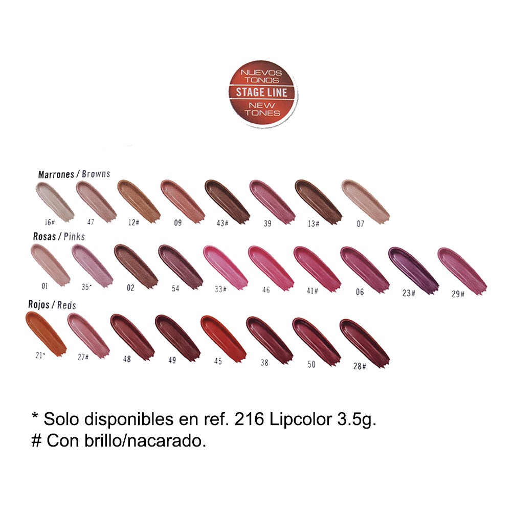 Lipcolor godet recambio de paleta labios Stage