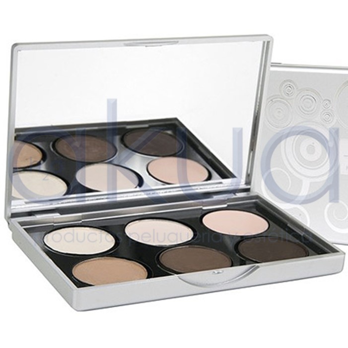 Paleta 6 sombras ojos Colores Nude Stage