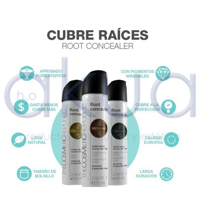 Cubre raices Root Concealer 75ml Laca Spray Color