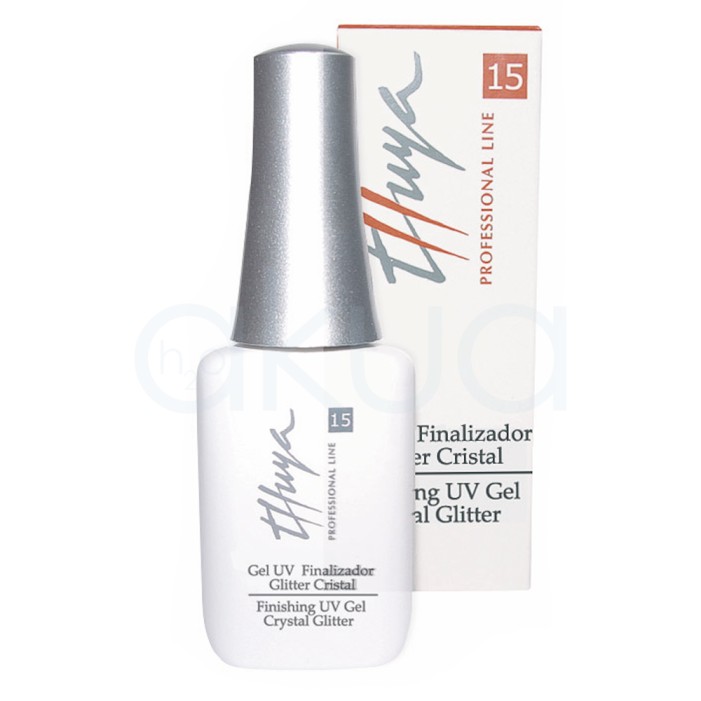 Gel UV finalizador glitter cristal