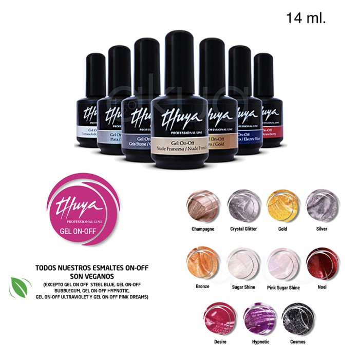 Esmalte semipermanente Gel Thuya On Off Color 14ml VIII