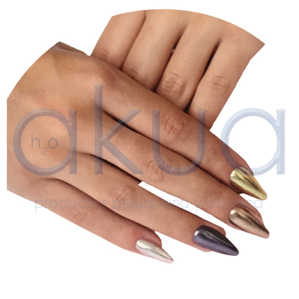 Polvo Acrilico Thuya Efecto Metallic Glam Pack 4 colores OUTLET