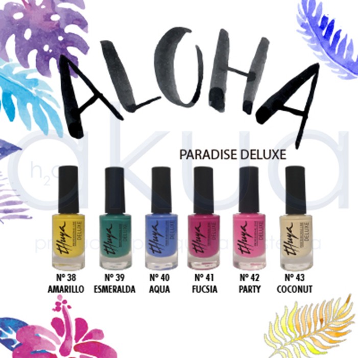 Kit Esmaltes Deluxe Aloha Thuya