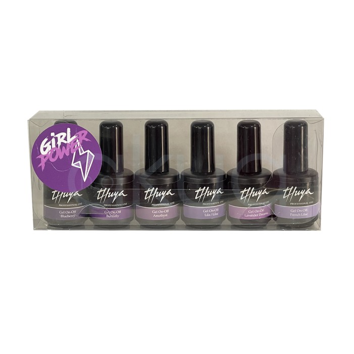 Kit Esmaltes semipermanente Girl Power Violeta Thuya