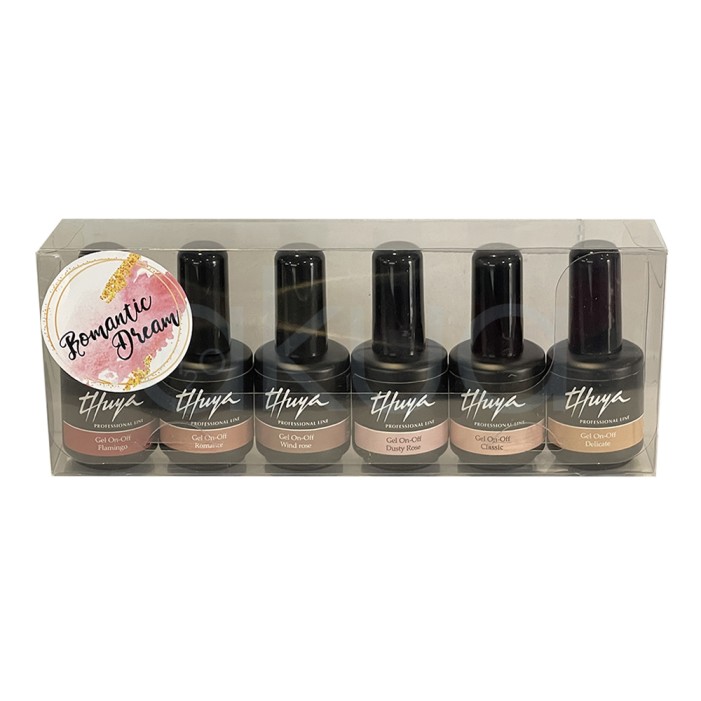 Kit Esmaltes semipermanente Romantic Drean Thuya