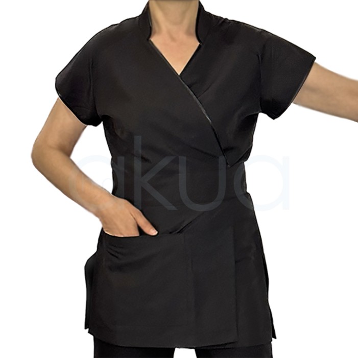 Kimono antibacteriano negro H2oAkua
