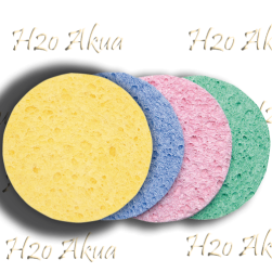 Esponja desmaquillar poros 90 mm Paq. de 12 unid H2oAkua