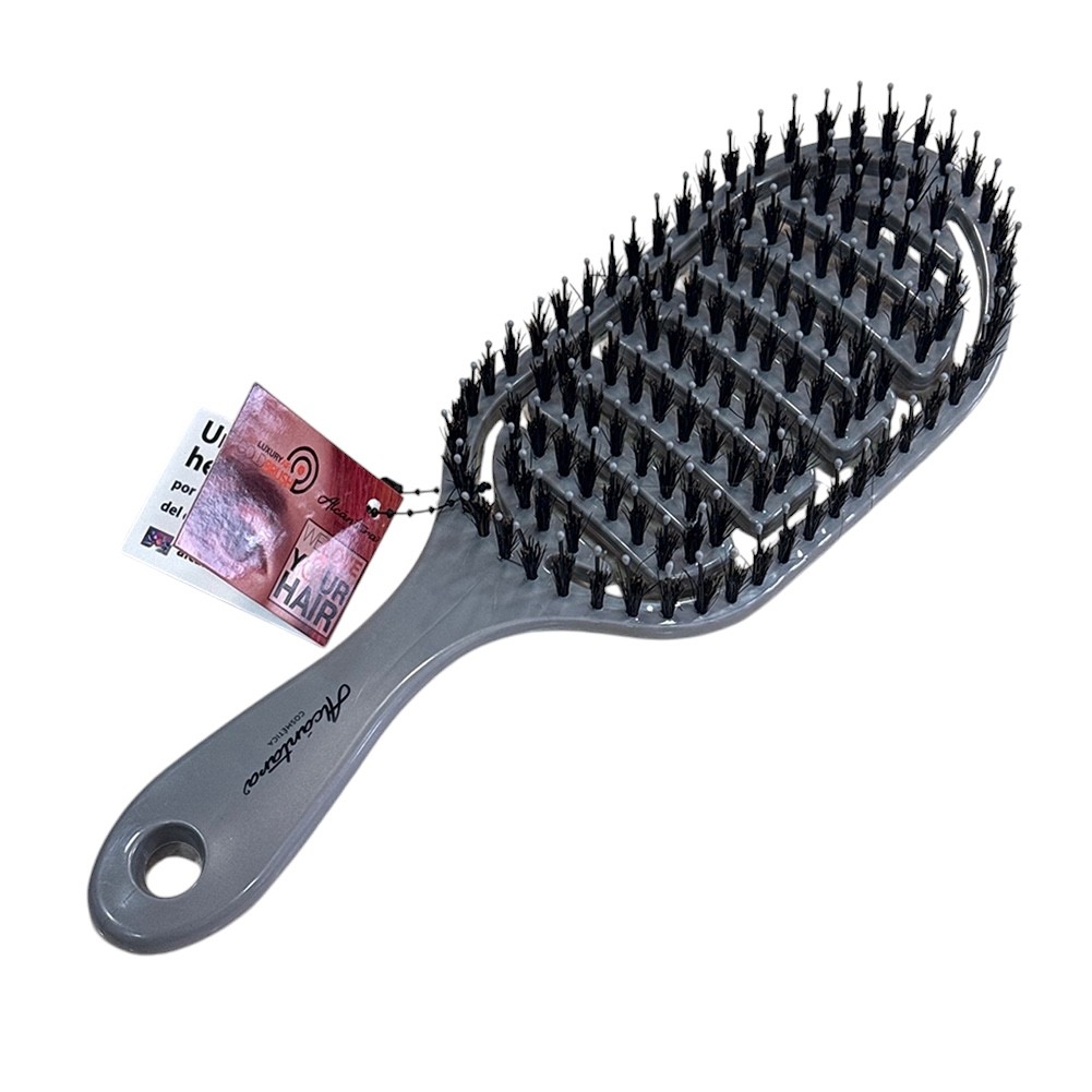 Expositor 12 Cepillo desenredante Goldbrush 100% Cerdas Jabali 