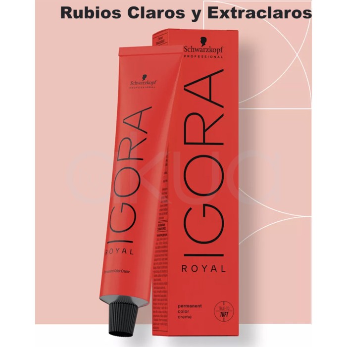 Tinte Igora Royal Rubios claros y extraclaros 60 ml Schwarzkopf