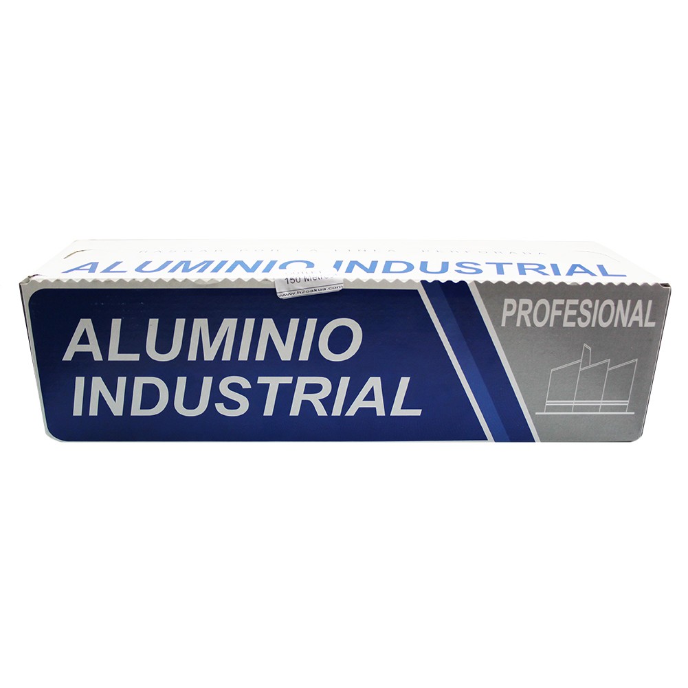 Papel aluminio 150m 1,7kg 14 micras H2oAkua 