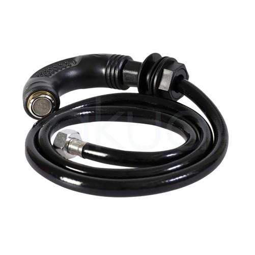 Ducha con flexo Negro para Lavacabezas H2oAkua