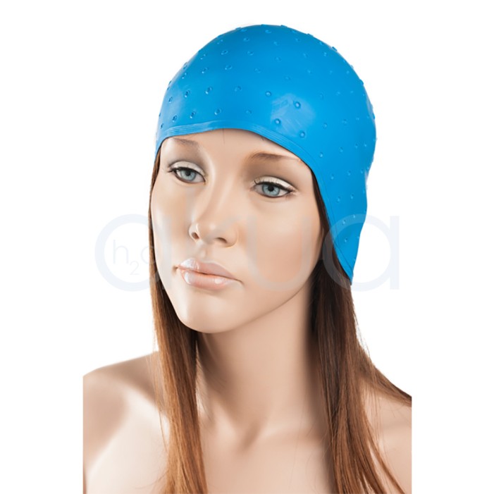 Gorro Mechas Azul Goma H2oAkua