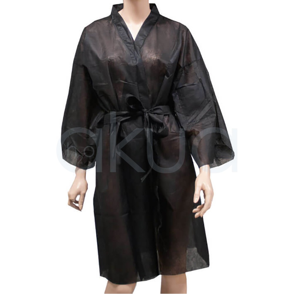 Kimono desechable negro H2oAkua
