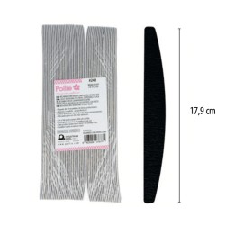 Recambio lima negra media luna 48 Ud. pollie 240