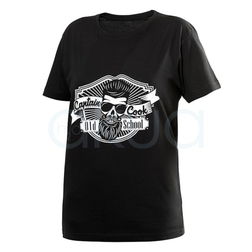 Camiseta negra Captain Cook