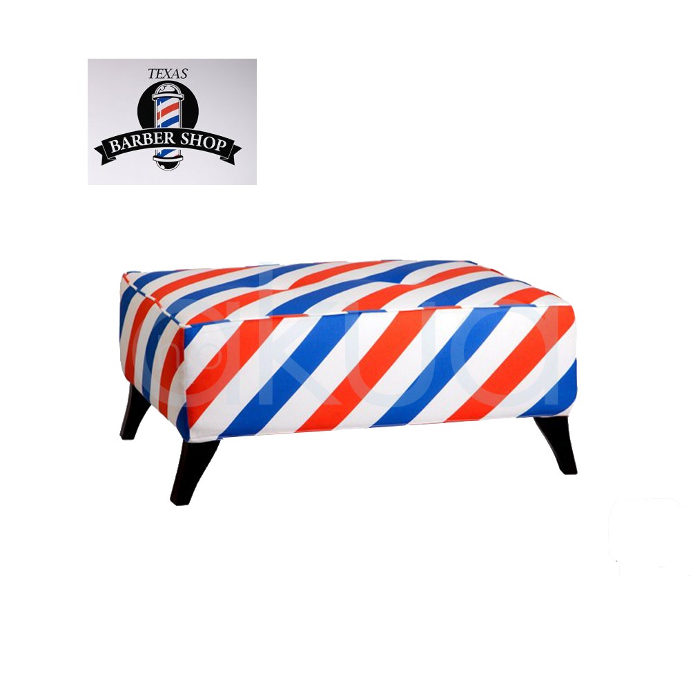 Conjunto Sofa Texas + Puff Barber Shop Texas + Gp80 + Gp21