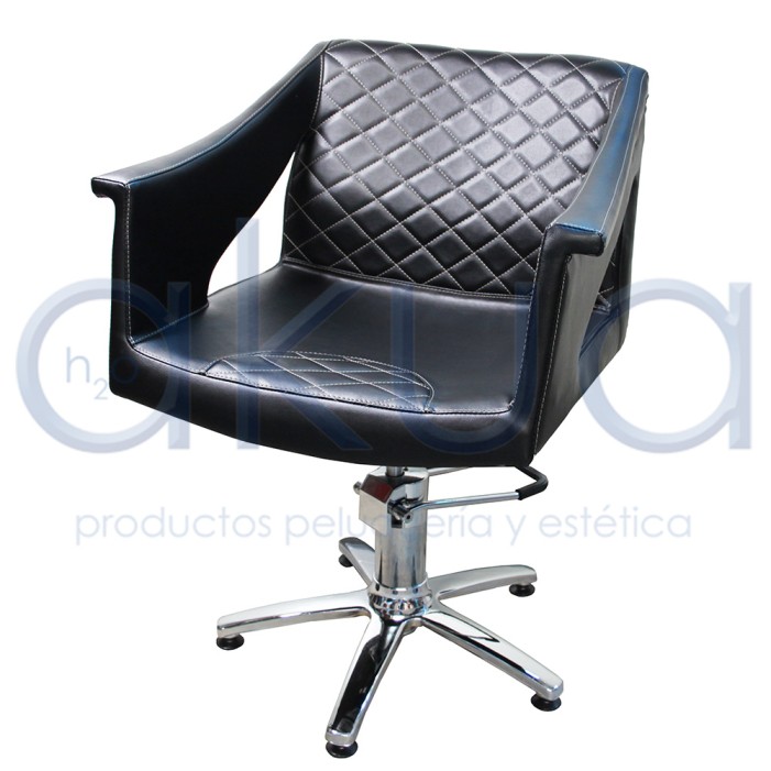 Sillon tocador hidraulico negro Concorde Outlet