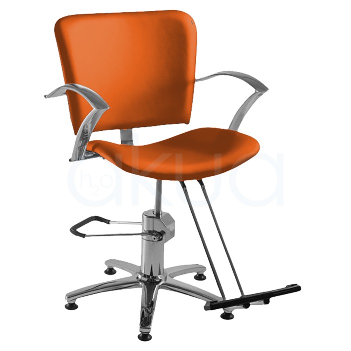 Sillon Strangiss hidraulico y aluminio naranja