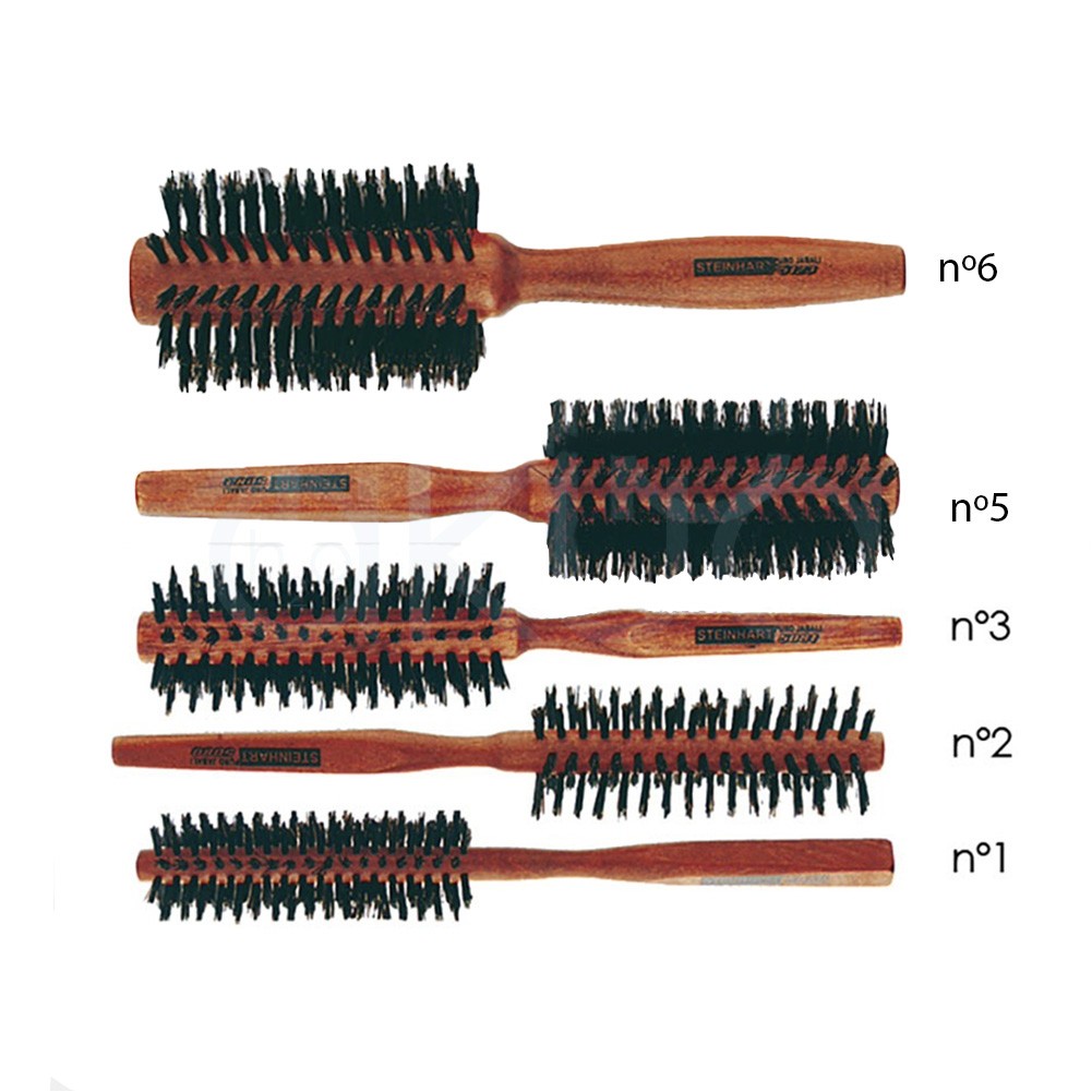 Cepillo cabello redondo madera de haya cerdas jabalí ECOLÓGICO – Droguería  Villar