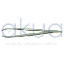 Pinza Depilar Estrecha Níquel Cangrejo 8 Cm Martora OUTLET