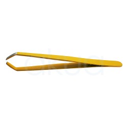 Pinza Inoxidable punta cangrejo amarilla Martora OUTLET