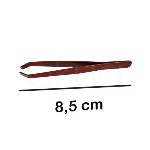 Pinza Depilar Roja punta recta Martora OUTLET